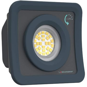 Nova Mini Foco de Trabajo LED Recargable | Ultra Compacta, 1000 Lúmenes, Smart Grip 4 en 1, Imán y Clip | IP65 Resistente al Agua y Polvo, USB-C, Portátil y Ergonómica