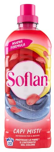 Soflan Detersivo Lavatrice Capi Misti 22 Lavaggi 900ml