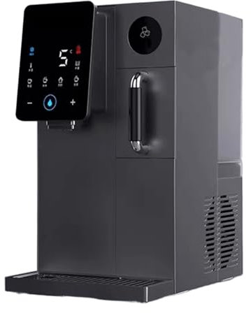 Dispensador de Agua 3-en-1 Con Máquina de Hielo 7 Cubos de Hielo en 6-8minutos Depósito 4l Fuente de Agua Fria para Hogar Oficina Cocina