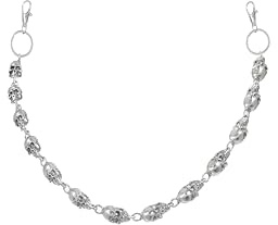Silver Pants Chain for Women Men Fashion Metal Punk Rock Skull Chain Pants for Dresses Jeans Y2k Emo Waist Body Jewelry (C)