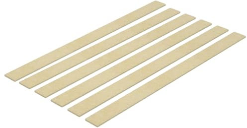 6PCS 6mm Wall Panelling Kit Shaker Style 3D Wall Panel Kit | MDF Wall Panels - Paintable Accent Panel Kit for a Stylish Upgrade to Any Home Decor 100cmx10cm