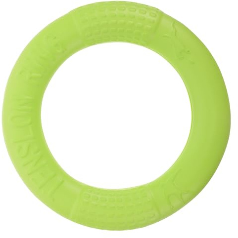 Healifty Gioco per Cani Disco da Lancio in Eva Resistente, Anello da Addestramento per Cani Grandi, Facile da Pulire, per Uso Quotidiano All'aperto