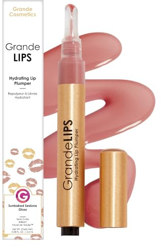Grande Cosmetics GrandeLIPS Feuchtigkeitsspendender Lipgloss mit Plumping Effekt - Glanz, Volumen und Pflege - Sunbaked Sedona