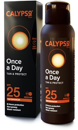 Calypso Once A Day Tan & Protect SPF25-200 ml CALC25TAN