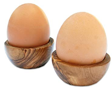 D.O.M.® Piccolo Lot de 6 coquetiers en bois d'olivier