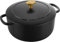BALLARINI Bellamonte Cocotte, rustidera, olla de cocción hierro colado esmaltado, redonda, 20 cm, 2,5 l, negro
