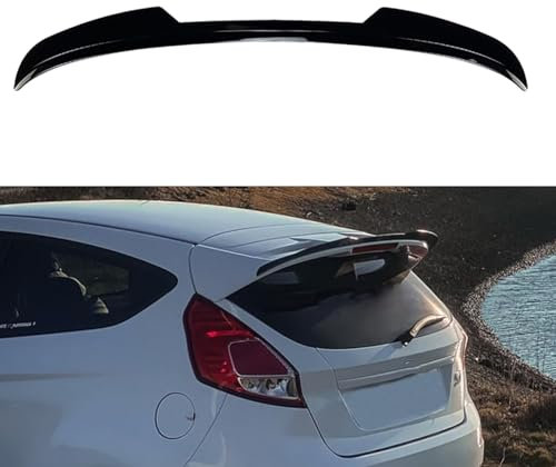 Rear Trunk Spoiler Lip Wing For Ford Fiesta ST-Line MK6 MK6.5 2008-2017 Glossy Black