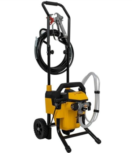 VITO – Estación de pintura 850 W sin aire 207 bar, caudal 1,1 l/min, pulverizador de pinturas, barnices y barnices, radio 7,5 m