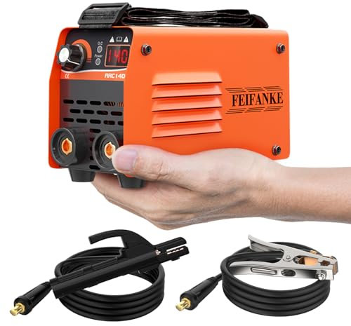FEIFANKE ARC140 Mini Welder 240v 140A Portable Welding Machine 2 in 1 Lift TIG/Stick Welder IGBT Inverter Welder Machine with Digital VRD Function Anti-Stick 210 x 130 x 90 mm