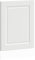 vidaXL Pannello Lavastoviglie Porto Bianco 45x1,5x67 cm in Truciolato