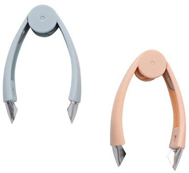 Cabilock 2piezas Pelador De Ojos De Piña Acero Inoxidable Práctico Removedor Para Tomates y Verduras Con Mango Antideslizante Herramienta De Cocina Fácil De Limpiar y Almacenar
