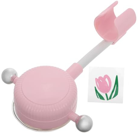 Happyyami Soporte De Ducha Con Ventosa Boquillas De Manguera De Jardín Boquilla De Presión Para Manguera De Jardín Manguera De Jardín Con Boquilla Cabezales De Ducha Rosa Abs