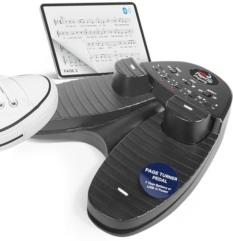 PageFlip Dragonfly Bluetooth/USB 4-Pedal Controller, PFDRAGONFLY01