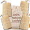 Exfoliating Body Scrubber Loofah Sponge - Natural Egyptian Bath & Shower Scrubbers for Face, Back & Body - Biodegradable Luffa Wash Exfoliator - Eco Friendly, No Toxic Chemicals