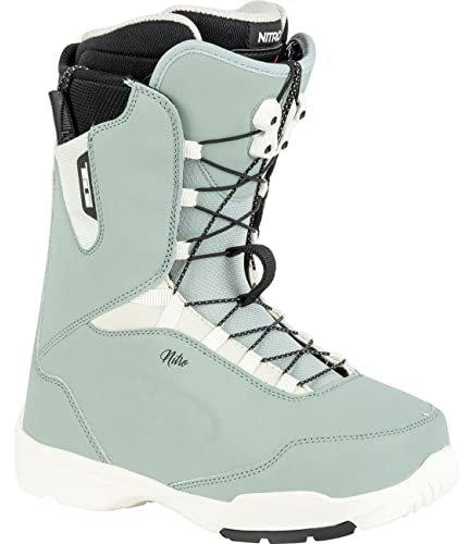 ATOMIC Damen Nitro Snowboards Scala TLS '23 All Mountain Freeride Freestyle Schnellschnürsystem Boot Snowboardboot, Ice-White, MP 27,5 // EU 42 // US 10