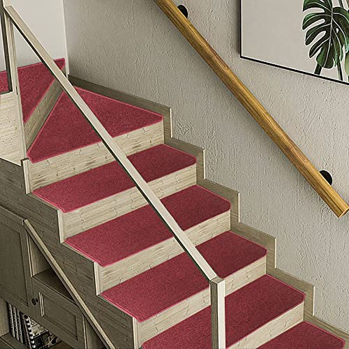 SORVA 15er-Set Treppenpolster, Selbstklebende Stufenmatte, rutschfeste Treppenstufenstreifen, für drinnen und draußen (65 x 24 cm)