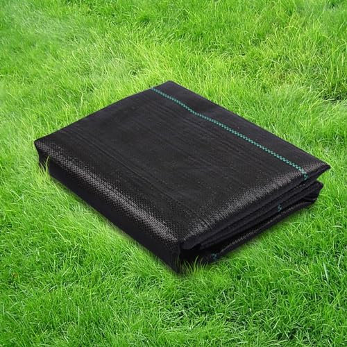 Ceboic Weed Control Membrane Heavy Duty, 2M X 5M Weed Control Fabric, UV Stabilised Weed Barrier Fabric, Landscape Fabric Ground Cover Suppressant Membrane for Garden Patios Flower Beds Lawns