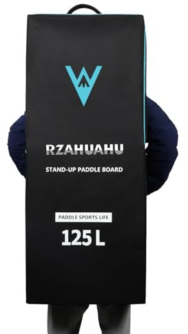 SOUUXIU Sup Bag, Inflatable Paddleboard Backpack, Large Capacity, Oxford Fabric Carry Bag, Backpack Bag for S-UP Board, Robust Backpack for Popular Stand Up Paddle Boards, 105L/125L