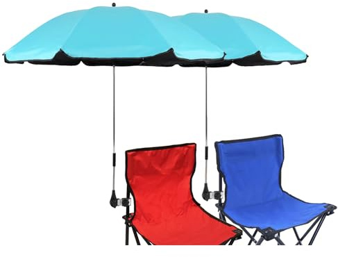 GRADNMEI - Ombrellone da spiaggia con morsetto, 116,8 cm, con clip, per patio, sedie a rotelle, golf cart (confezione da 2)