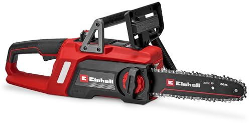 Einhell Cordless Chainsaw 18V Power X-Change, 22.5cm Cutting Length, Brushless, 6.5m/s Chain Speed, Automatic Chain Lubrication, Without Battery GE-LC 18/25 Li BL-Solo