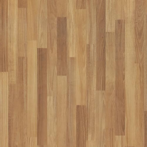 VaryPaper Papier Peint Imitation Bois Patchwork Marron Clair 60cmx400cm Revetement Plan de Travail Cuisine Film Autocollant Meuble Bois Stickers Armoires Table à Manger Papier Peint Salon Chambre