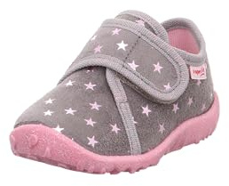 Superfit Spotty, Zapatillas De Estar Por Casa Niñas, Gris 2100, 21 EU
