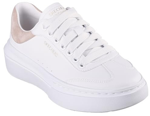 Skechers Cordova Classic-Best Behavior 185060-WPK, Womens Sneakers, White, 40 EU