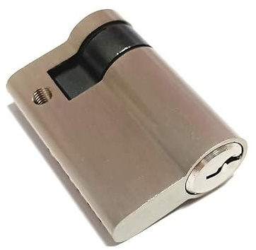 AthuAh Thumb Turn Euro Cylinder Lock, Smart Lock Core, Half Eccentric Lock Cylinder,Height 32MM,for Channel Lock Fire-Proof Door Security Door Lock Cylinders (Color : 45mm) (Color : 45mm)