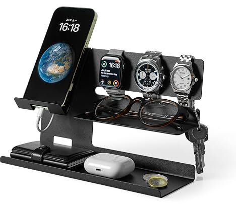 etterr | Vide Poche Entree | 100% Acier | Fabriqué en Europe | Vide Poche Homme | Accessoires Bureau | Rangement Bureau Organisateur | Organiseur Bureau | Vide Poche Design | Organisateur Bureau