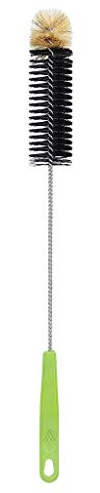 Goupillon Biberon 40CM Brosse à Carafe Ultra Longue Ecouvillon Bouteille Brosse Nettoyage à Col Etroit Brosses de Nettoyage pour Gobelets, Décanteur, Kombucha, Vin, Bouteilles d'eau, Thermos (1PC)