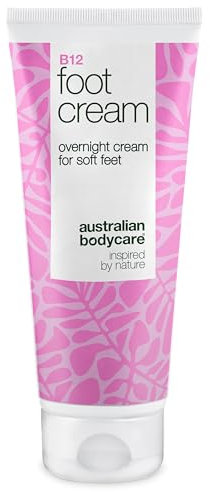 B12 Fußcreme gegen rissige Fersen und harte Haut – mit Vitamin B12, 10% Urea und feuchtigkeitsspendender Sheabutter für glatte, gepflegte Füße