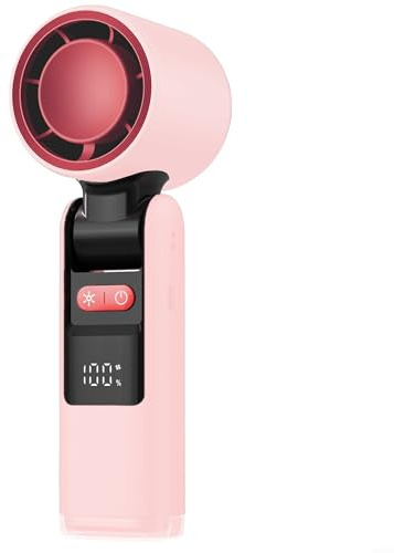 Ice Cool Fan 100 Turbos Mini velocità massima alimentato tramite USB con impostazioni della ventola display digitale a velocità multipla desktop per esterni, campeggio, viaggi, casa, ufficio, leggero
