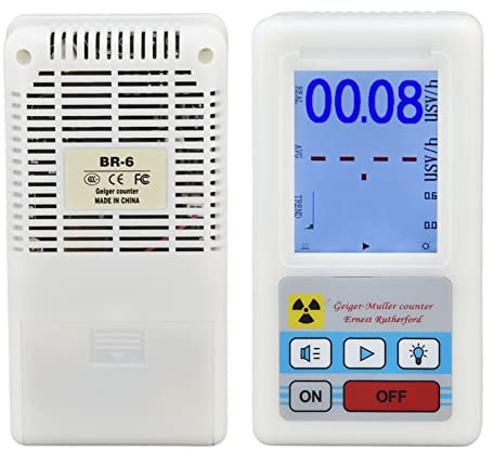 ZASCHMOY BR-6 Geigerräknare | Multifunktionell Radioaktiv Detektor för Kärnstrålning och Elektromagnetisk Strålning | Lätt Att Läsa med Bakgrundsbelysning och Kompakt Design