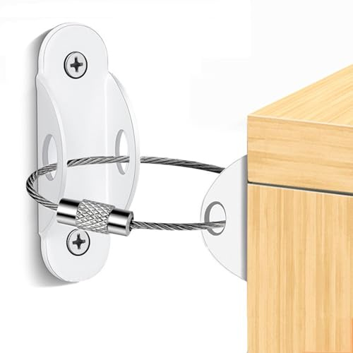Barnsäkerhetsmöbler Väggremmar,Barnsäkerhetsmöbler Väggremmar Säkra möbler | TV-säkerhetsremmar Justerbar Robust Heavy Duty-kontakt, vältningsskydd, enkel installation, för barn, f