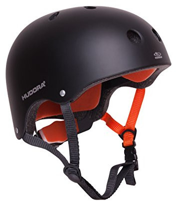 HUDORA Skaterhelm - Skateboard-Helm für Kinder, Jugendliche und Erwachsene - Hochwertiger Kopfschutz - zum Skaten, Skateboarden, Scooterfahren und Fahrradfahren - anthrazit, Gr. 56-60
