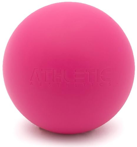 Massage-Ball [6cm Durchmesser] - Als Lacrosse-Ball und Faszien-Ball zur Selbstmassage und zur Triggerpunkttherapie (genaue Behandlung von Verspannungen) geeignet (Pink)