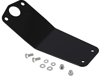 Kennzeichenhalter Schwarz, aus Edelstahl, mit Befestigungsmaterial - Simson S50, S51, S70, KR51/2 Schwalbe, SR50, SR80