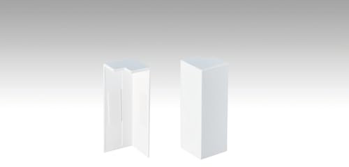 Meisterwerke Meister Außenecken Fußleiste Profil 9PK/19PK (2 STK./VPE selbstklebend) Weiß 2001