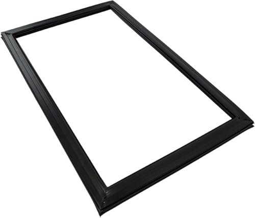 Junta de sellado universal para puerta de refrigerador, tamaños personalizables, tira de sellado de silicona negra