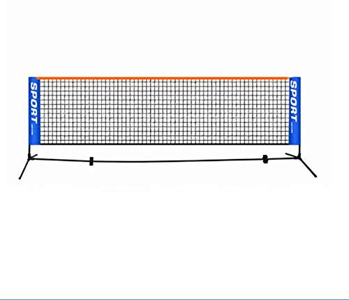 Bärbart 3-6 meter tennisnät standard för matchträning utan e racket sport nätverk badminton - 6,1 m