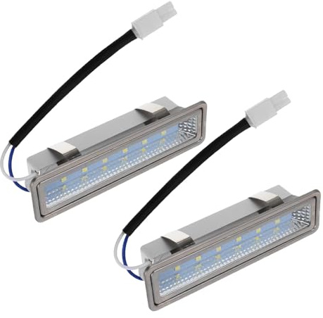 FIXOSHEE Lampada di Ricambio LED Rettangolare per Cappa di Cucina Luce Sottopensile a LED Resistente al Calore Set 2 Pezzi per Sostituzione Illuminazione Cucina e Ventilatore Fumogeni