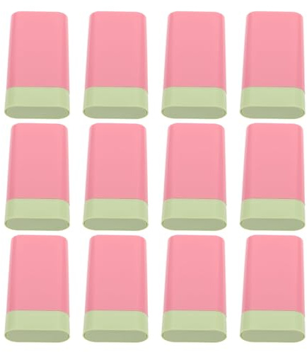 minkissy Envases Vacíos de Bálsamo Labial 20g Rosa Oscuro, Tubos Rellenables para Rubor en Barra, 12 Piezas Plásticos Reutilizables para Maquillaje y Cuidado Personal en Viaje