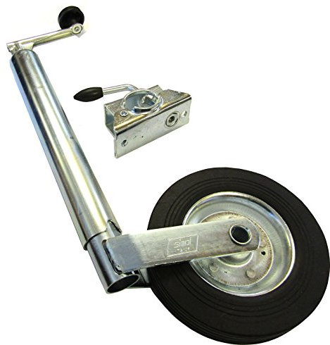 Xtremeauto® 48mm Caravan Jockey Wheel 23> 30 + Clamp - Galvanized Heavy Duty