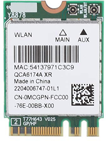 QCNFA364A Wireless Card, 2.4G/5G Dual Band Wireless Card with Bluetooth 4.1 Internal WiFi Network Card, for PC/Laptops with NGFF M.2 Slot