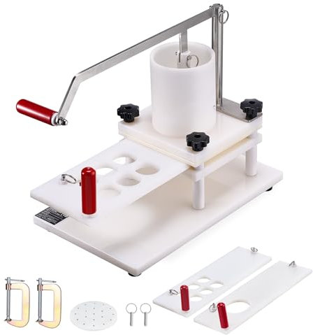 VEVOR Hamburger Machine, Hamburger Press, Stainless Steel Hamburger Pate for Commercial Hamburgers(130mm)