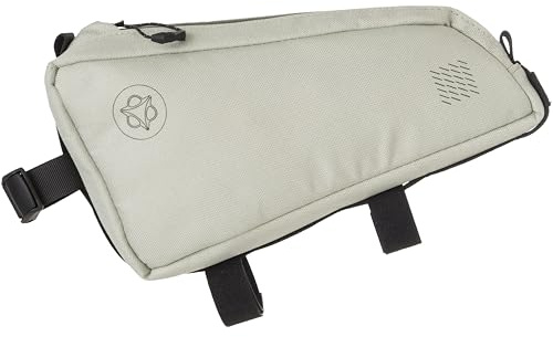 AGU Bikepacking - Borsa per telaio con tubo superiore, 0,7 l, impermeabile, facile da montare, 100% poliestere riciclato, colore: Verde pistacchio