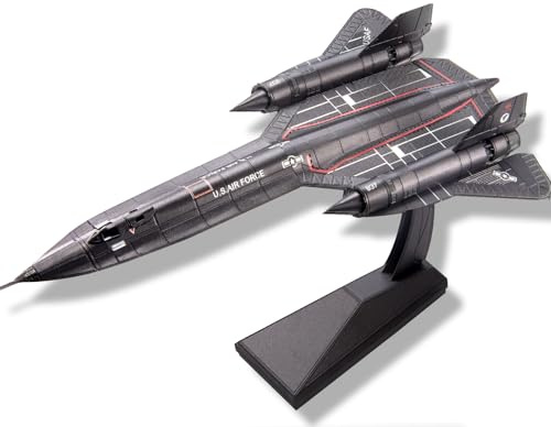 Piececool 3D Metal Puzzles for Adults, Metal Aircraft Model Kits, Military Airplane Model Kit to Build for Men Hobbies Great Birthday Gifts
