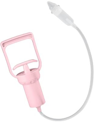 Nasensauger, Nasen Aspirator Für Baby, Baby Booger Entferner Handbetriebene Unterdruck, Tragbarer Nasensauger Mit Hand Puller, Bequeme Saugpumpe, Zur Vorbeugung Einer Verstopften Nase, Rosa