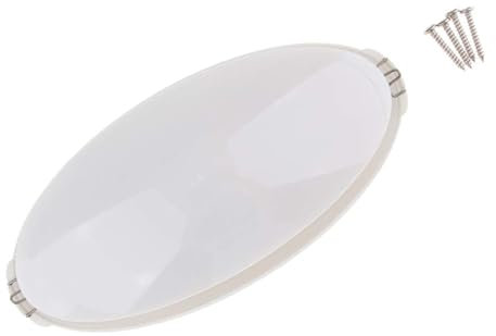 Moistureproof Sauna Ceiling Light High Temperatures Tolerant Acrylic Lamp Room Lighting Oval Seal Fixture High Temperatures Resistant Sauna Lamp