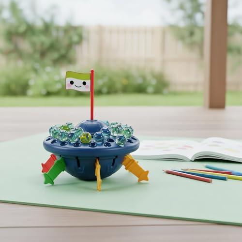 Murmel Balance - Stapel Balance Geschicklichkeitsspiel | Unterhaltsame Spiele Für Geburtstagspartys - Für Kinder, Eltern, Hauspartys, Feiertagsfeiern, Geburtstag Und Weihnachten